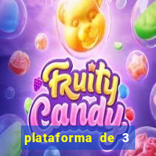 plataforma de 3 reais jogo